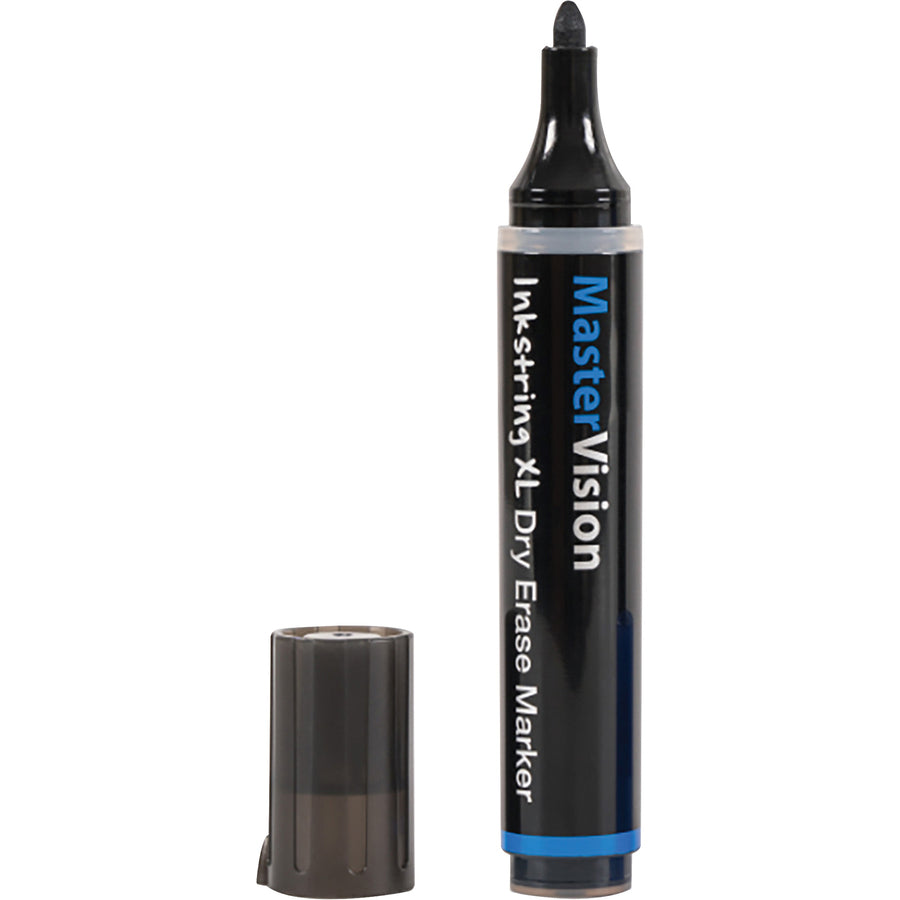 bi-silque-inkstring-xl-dry-erase-markers-3-mm-marker-point-size-bullet-marker-point-style-black-gel-based-ink-12-each_bvcpe4301 - 3