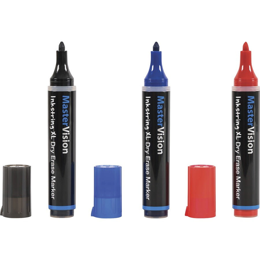 bi-silque-dry-erase-markers-3-mm-marker-point-size-bullet-marker-point-style-black-gel-based-ink-3-pack_bvcpe4104 - 3