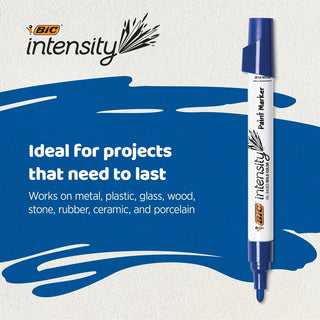 BIC Intensity Paint Marker - Bullet Marker Point Style - Assorted Oil Based Ink - 7 Pack