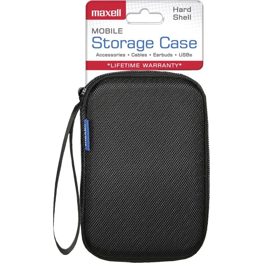 maxell-mobile-storage-case-external-dimensions-45-length-x-15-width-x-68-height-zipper-closure-black-for-electronic-components-plug-connector-cable-1-each_max195515 - 2