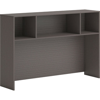 HON Mod Slate Teak Laminate Desk Component - 60" x 14"39.3" - Finish: Gray, Slate Teak Laminate - 1
