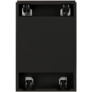 Lorell Mobile File Cabinet with Backpack Drawer - 15" x 27.8"20" - 2 x Box, File Drawer(s) - Finish: Black