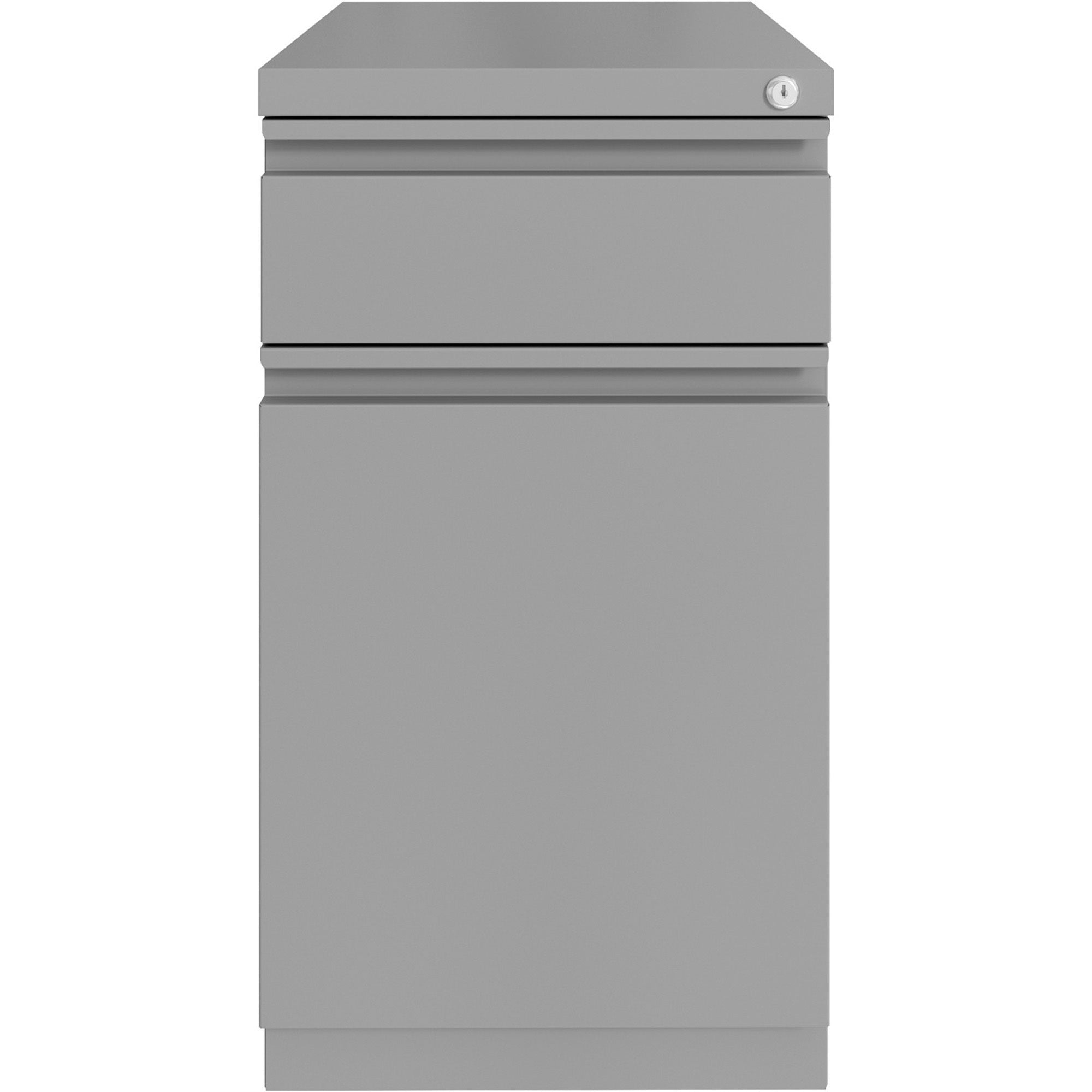 lorell-mobile-file-cabinet-with-backpack-drawer-15-x-27820-2-x-box-file-drawers-finish-silver_llr03104 - 3