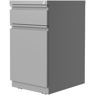 lorell-mobile-file-cabinet-with-backpack-drawer-15-x-27820-2-x-box-file-drawers-finish-silver_llr03104 - 4