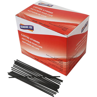 genuine-joe-plastic-stirrers-55-length-plastic-polypropylene-1000-box-black_gjo03196 - 1