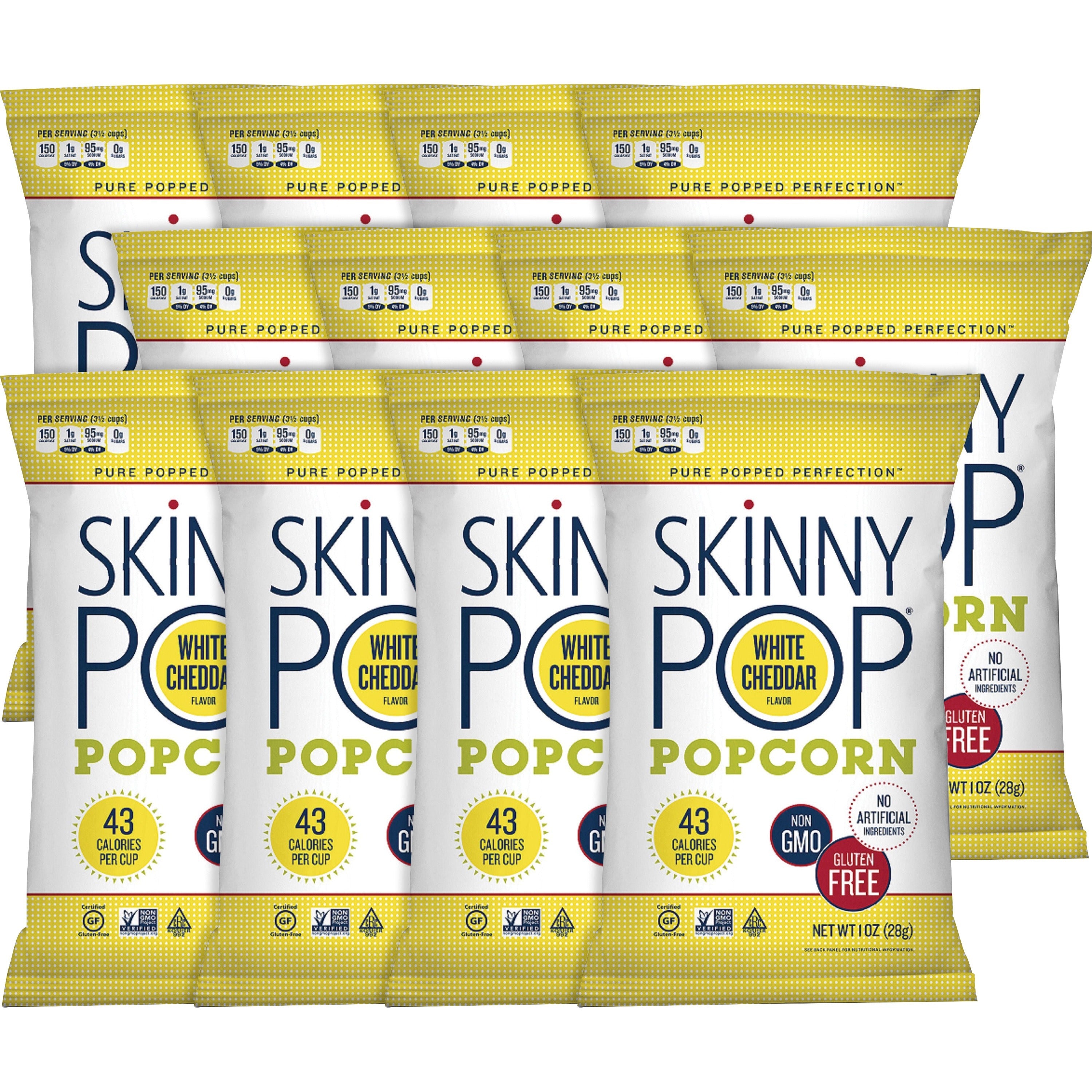 skinnypop-white-cheddar-popcorn-preservative-free-dairy-free-gluten-free-trans-fat-free-tree-nut-free-peanut-free-white-cheddar-1-oz-12-carton_pcn00443 - 1