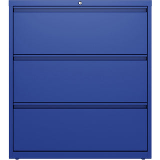 lorell-fortress-series-lateral-file-36-x-188-x-403-3-x-drawers-for-file-letter-legal-a4-lateral-hanging-rail-label-holder-durable-nonporous-surface-removable-lock-locking-bar-pull-out-drawer-ball-bearing-suspension-reinforc_llr03116 - 2