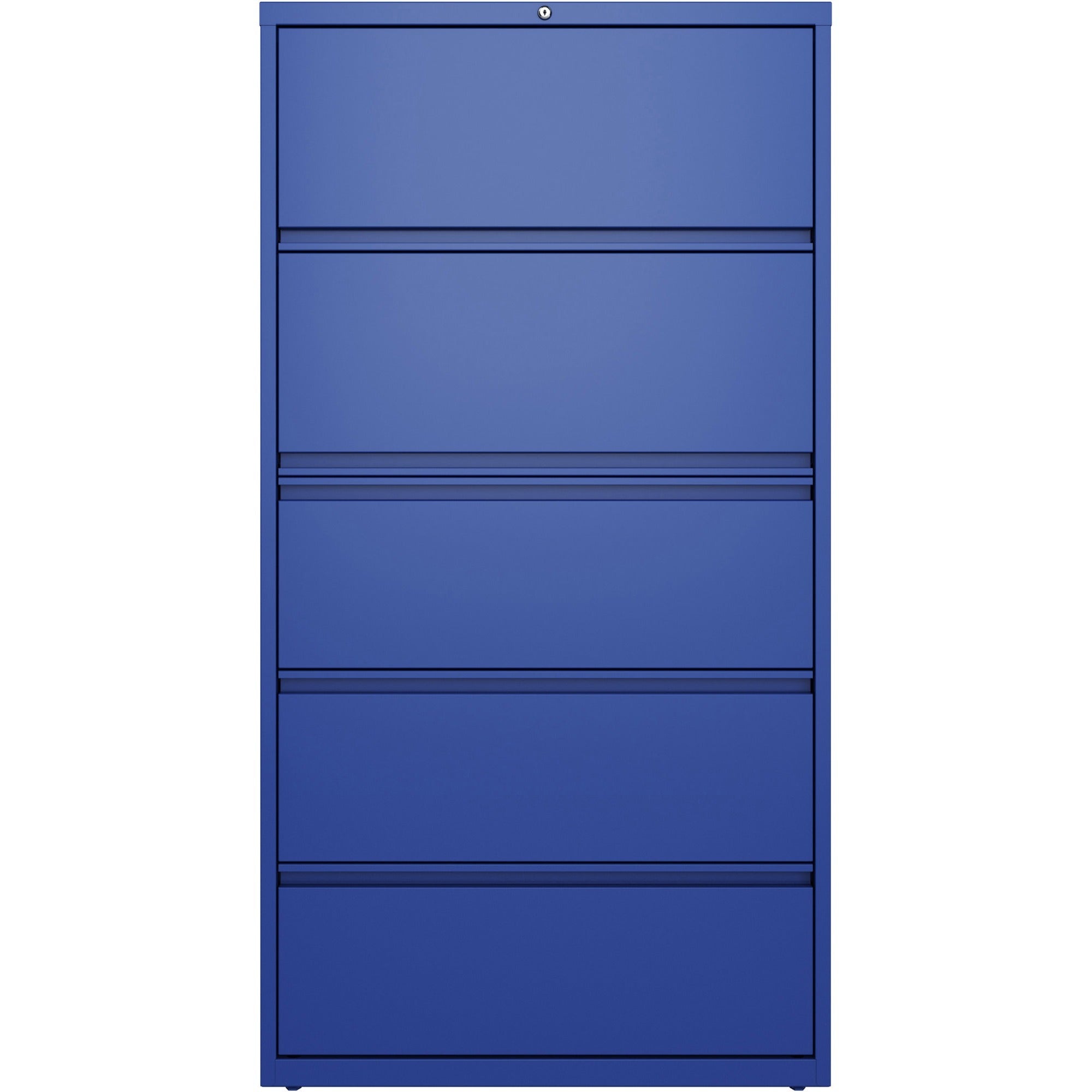 lorell-fortress-series-lateral-file-w-roll-out-posting-shelf-36-x-188-x-678-5-x-drawers-for-file-letter-legal-a4-lateral-hanging-rail-label-holder-durable-nonporous-surface-removable-lock-locking-bar-pull-out-drawer-ball-bea_llr03122 - 2