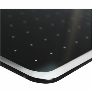 Viztex Glacier White & Black Plan & Grid Glass Dry Erase Board - 17" x 23" - 17" (1.4 ft) Width x 23" (1.9 ft) Height - White Tempered Glass Surface - Rectangle - Magnetic - Durable, Smudge Resistant, Magnetic, Frameless, Multi-Grid, Ghost Resis
