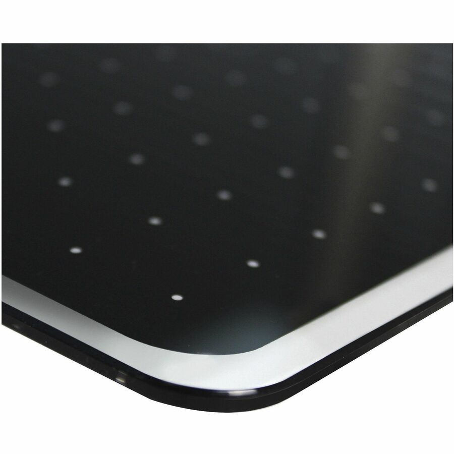 Viztex Glacier White & Black Plan & Grid Glass Dry Erase Board - 17" x 23" - 17" (1.4 ft) Width x 23" (1.9 ft) Height - White Tempered Glass Surface - Rectangle - Magnetic - Durable, Smudge Resistant, Magnetic, Frameless, Multi-Grid, Ghost Resis