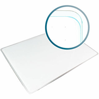 Viztex Glacier White Multi-Purpose Grid Glass Dry Erase Board 24" x 36" - Provides highly effective visual communication and organization using the multi-use grid design.