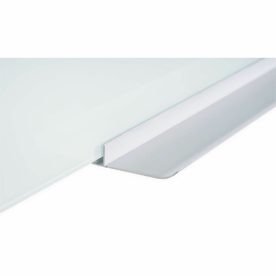 Bi-silque Magnetic Glass Dry Erase Board - 24" (2 ft) Width x 36" (3 ft) Height - White Glass Surface - Rectangle - Horizontal/Vertical - Magnetic - 1 Each