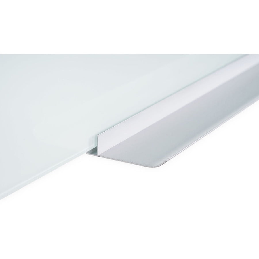 Bi-silque Magnetic Glass Dry Erase Board - 48" (4 ft) Width x 72" (6 ft) Height - White Glass Surface - Rectangle - Horizontal/Vertical - Magnetic - 1 Each