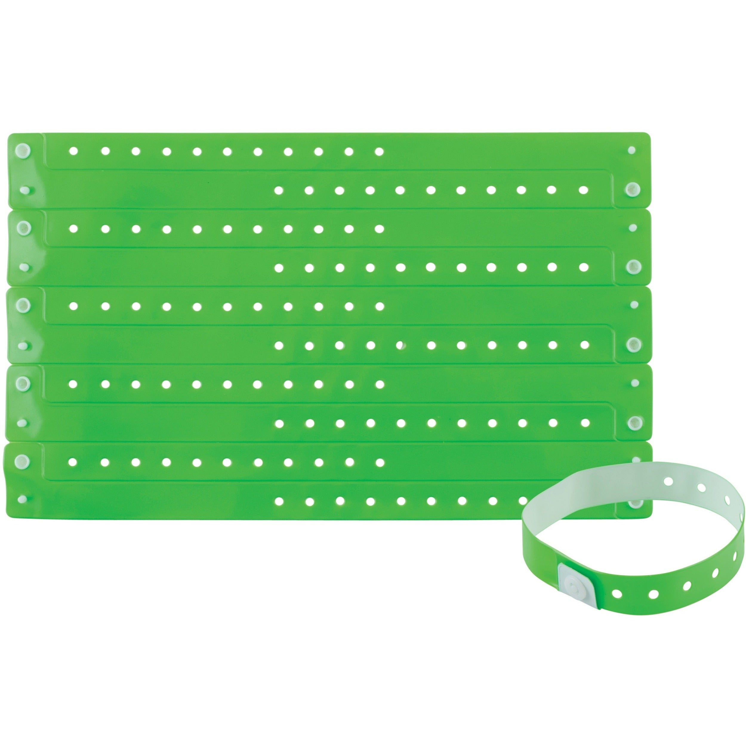 advantus-colored-vinyl-wristbands-100-pack-0-height-x-06-width-x-98-length-green-vinyl_avt97763 - 1