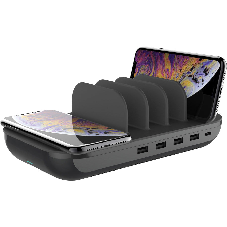 kantek-wireless-charging-pad-charging-station-1-each-input-connectors-usb_ktkdc1300b - 3