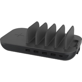 kantek-wireless-charging-pad-charging-station-1-each-input-connectors-usb_ktkdc1300b - 1