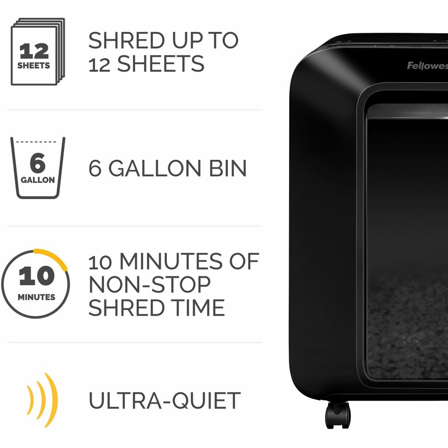 Powershred LX170 Cross-Cut Shredder, 12 Manual Sheet Capacity