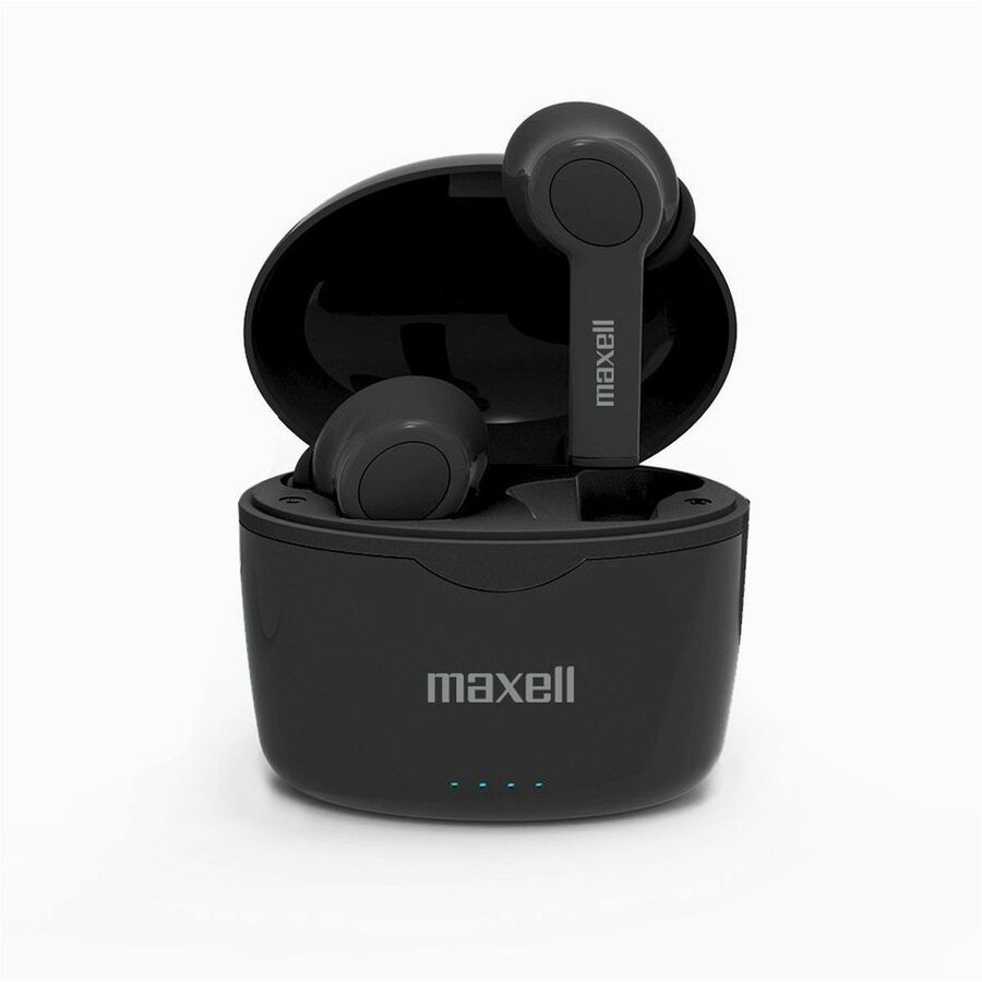 Maxell Sync Up True Wireless Bluetooth Earbuds - Stereo - True Wireless - Bluetooth - 16 Ohm - 20 Hz - 20 kHz - Earbud - Binaural - In-ear - Black