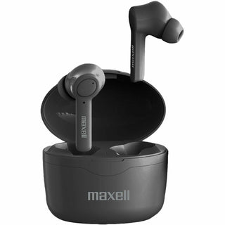 Maxell Sync Up True Wireless Bluetooth Earbuds - Stereo - True Wireless - Bluetooth - 16 Ohm - 20 Hz - 20 kHz - Earbud - Binaural - In-ear - Black