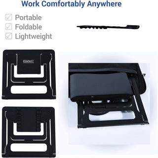 dac-portable-laptop-stand-with-6-height-levels-notebook-tablet-support-aluminum-alloy-black_dta21688 - 5