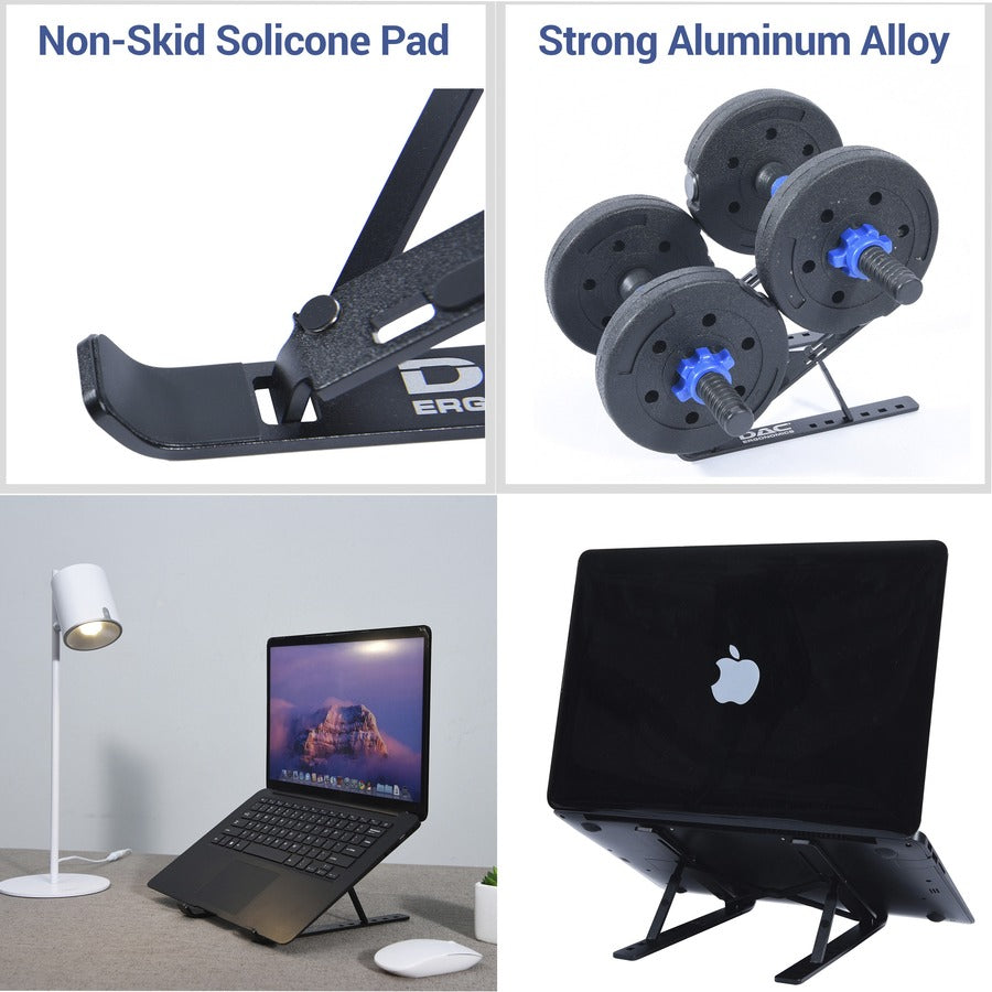 dac-portable-and-adjustable-laptop-tablet-stand-notebook-tablet-cell-phone-support-aluminum-alloy-black_dta21684 - 4