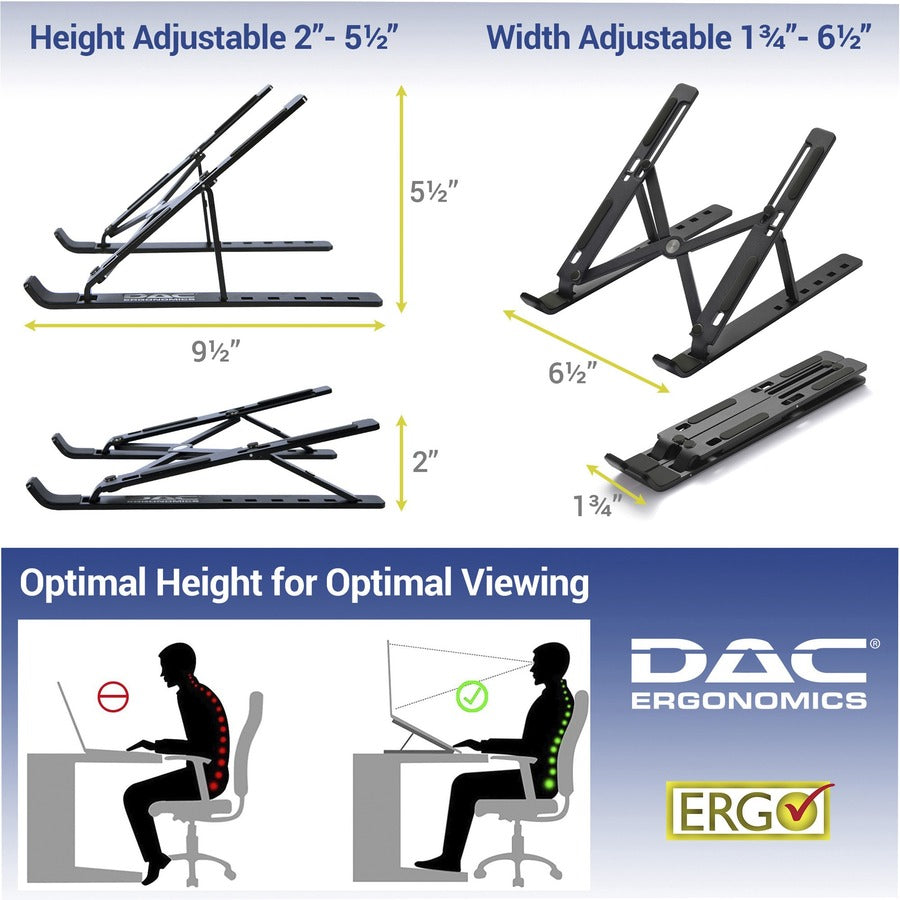 dac-portable-and-adjustable-laptop-tablet-stand-notebook-tablet-cell-phone-support-aluminum-alloy-black_dta21684 - 7