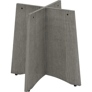 Lorell Essentials Round Conference Table Base - Assembly Required - Weathered Charcoal - 1 Each