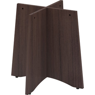 lorell-essentials-round-conference-table-base-espresso-base-contemporary-style-assembly-required-1-each_llr18257 - 1