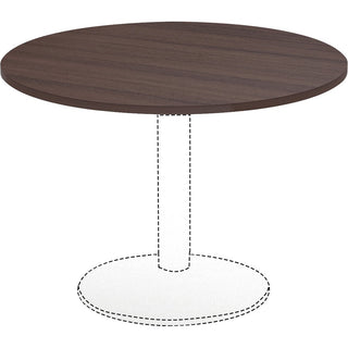 lorell-essentials-conference-tabletop-for-table-topespresso-round-top-contemporary-style-x-1-table-top-thickness-x-42-table-top-diameter-assembly-required-1-each_llr18255 - 4