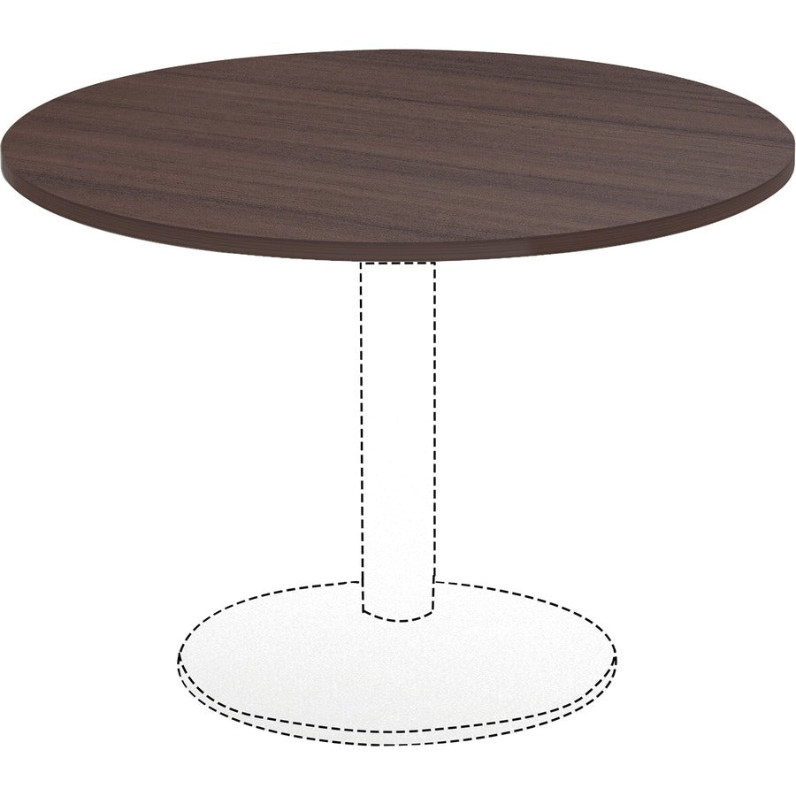 lorell-essentials-conference-tabletop-for-table-topespresso-round-top-contemporary-style-x-1-table-top-thickness-x-42-table-top-diameter-assembly-required-1-each_llr18255 - 4
