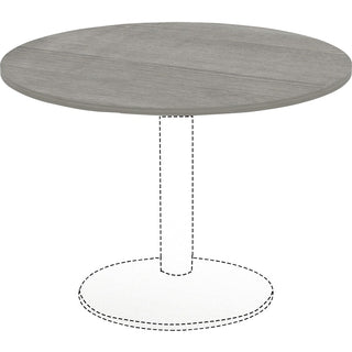 lorell-essentials-conference-tabletop-for-table-topweathered-charcoal-laminate-round-top-contemporary-style-x-1-table-top-thickness-x-48-table-top-diameter-assembly-required-1-each_llr69588 - 5