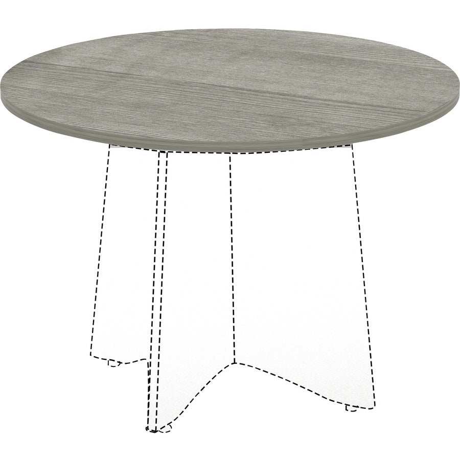 lorell-essentials-conference-tabletop-for-table-topweathered-charcoal-laminate-round-top-contemporary-style-x-1-table-top-thickness-x-48-table-top-diameter-assembly-required-1-each_llr69588 - 6