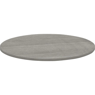 Lorell Essentials Conference Tabletop - For - Table TopWeathered Charcoal Laminate Round Top - Contemporary Style x 1" Table Top Thickness x 48" Table Top Diameter - Assembly Required - 1 Each