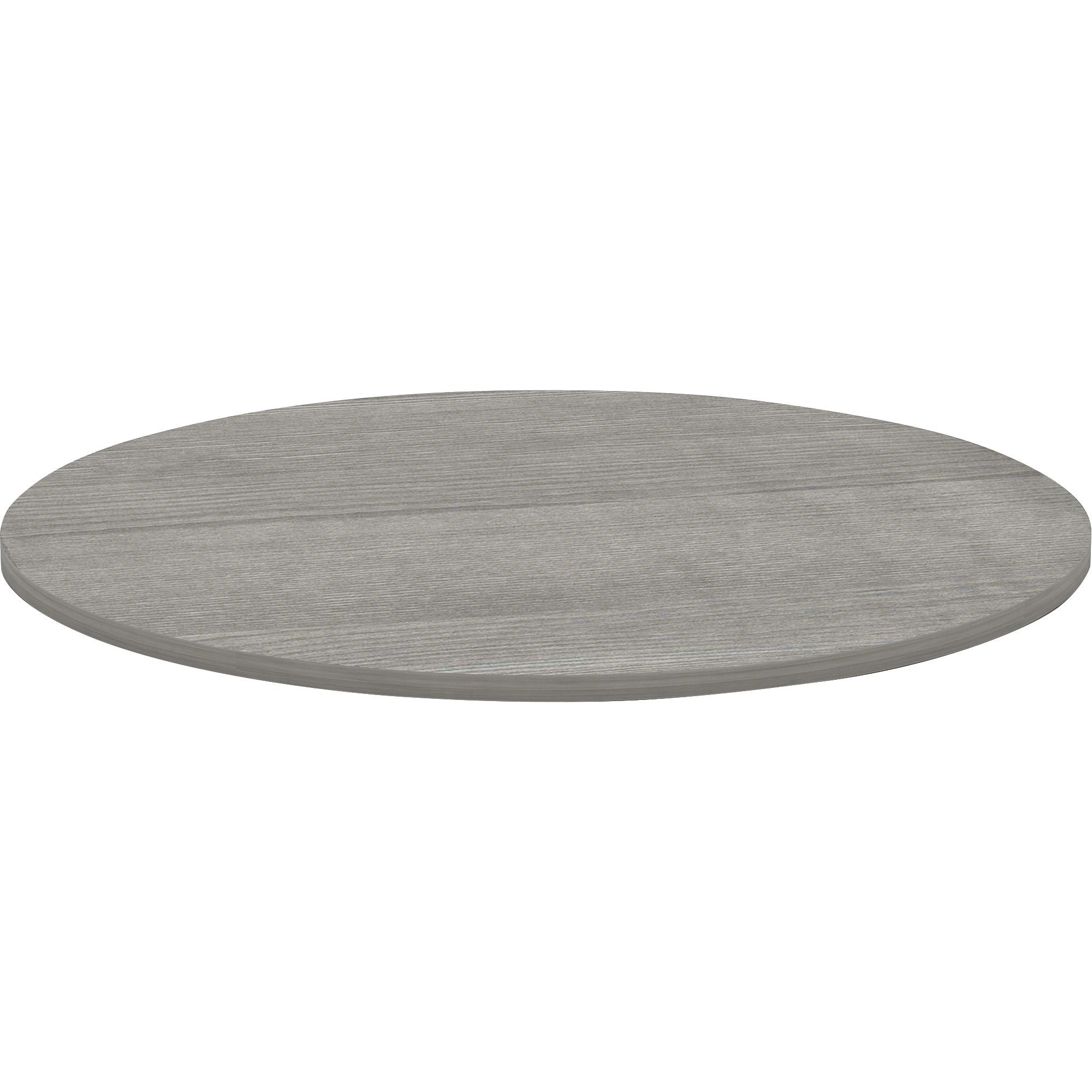Lorell Essentials Conference Tabletop - For - Table TopWeathered Charcoal Laminate Round Top - Contemporary Style x 1" Table Top Thickness x 48" Table Top Diameter - Assembly Required - 1 Each