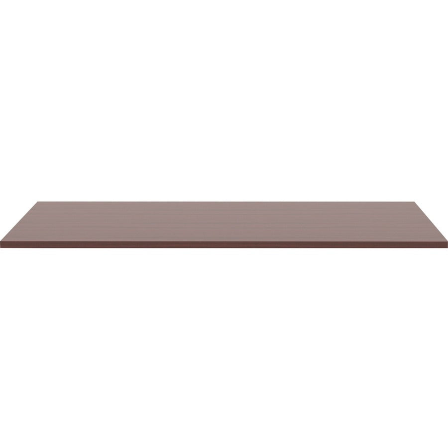 Lorell Revelance Conference Rectangular Tabletop - 59.9" x 47.3" x 1" x 1" - Material: Laminate - Finish: Mahogany
