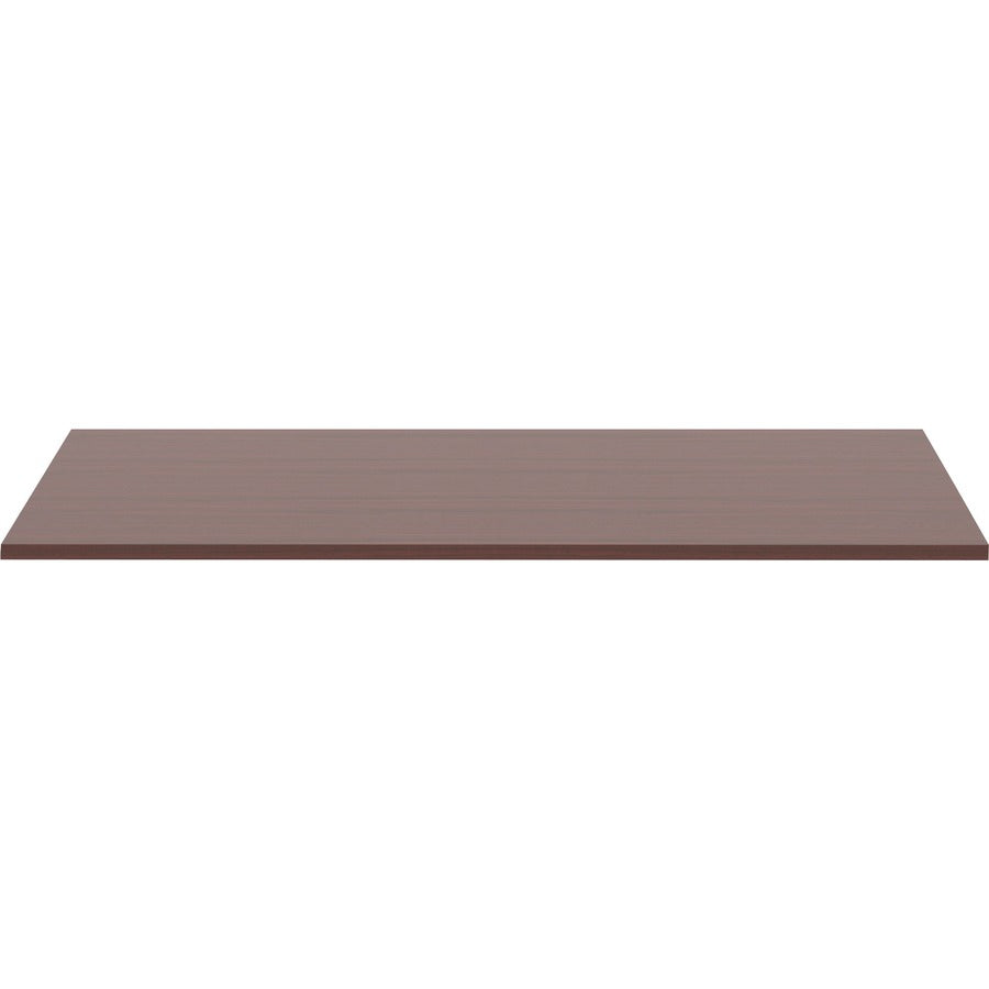 Lorell Revelance Conference Rectangular Tabletop - 59.9" x 47.3" x 1" x 1" - Material: Laminate - Finish: Mahogany