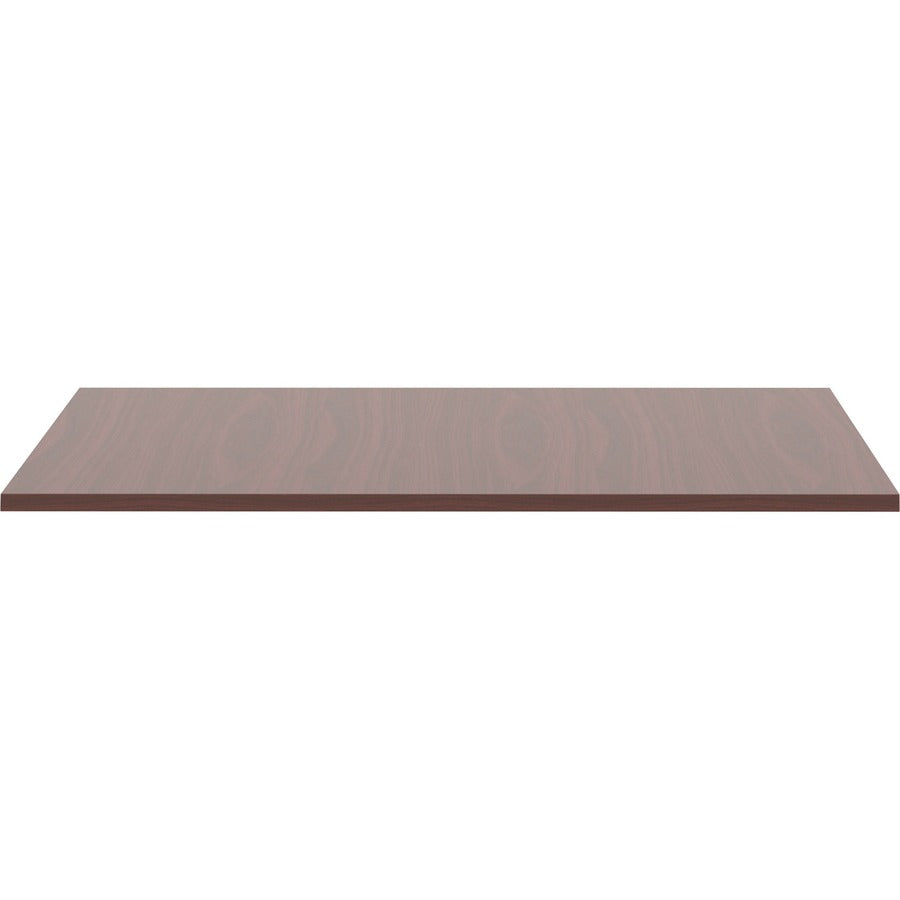 Lorell Revelance Conference Rectangular Tabletop - 59.9" x 47.3" x 1" x 1" - Material: Laminate - Finish: Mahogany