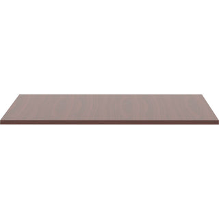 Lorell Revelance Conference Rectangular Tabletop - 59.9" x 47.3" x 1" x 1" - Material: Laminate - Finish: Mahogany
