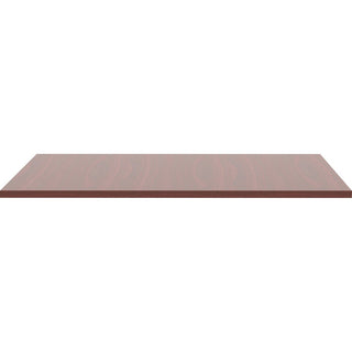 Lorell Revelance Conference Rectangular Tabletop - 71.6" x 47.3" x 1" x 1" - Material: Laminate - Finish: Mahogany