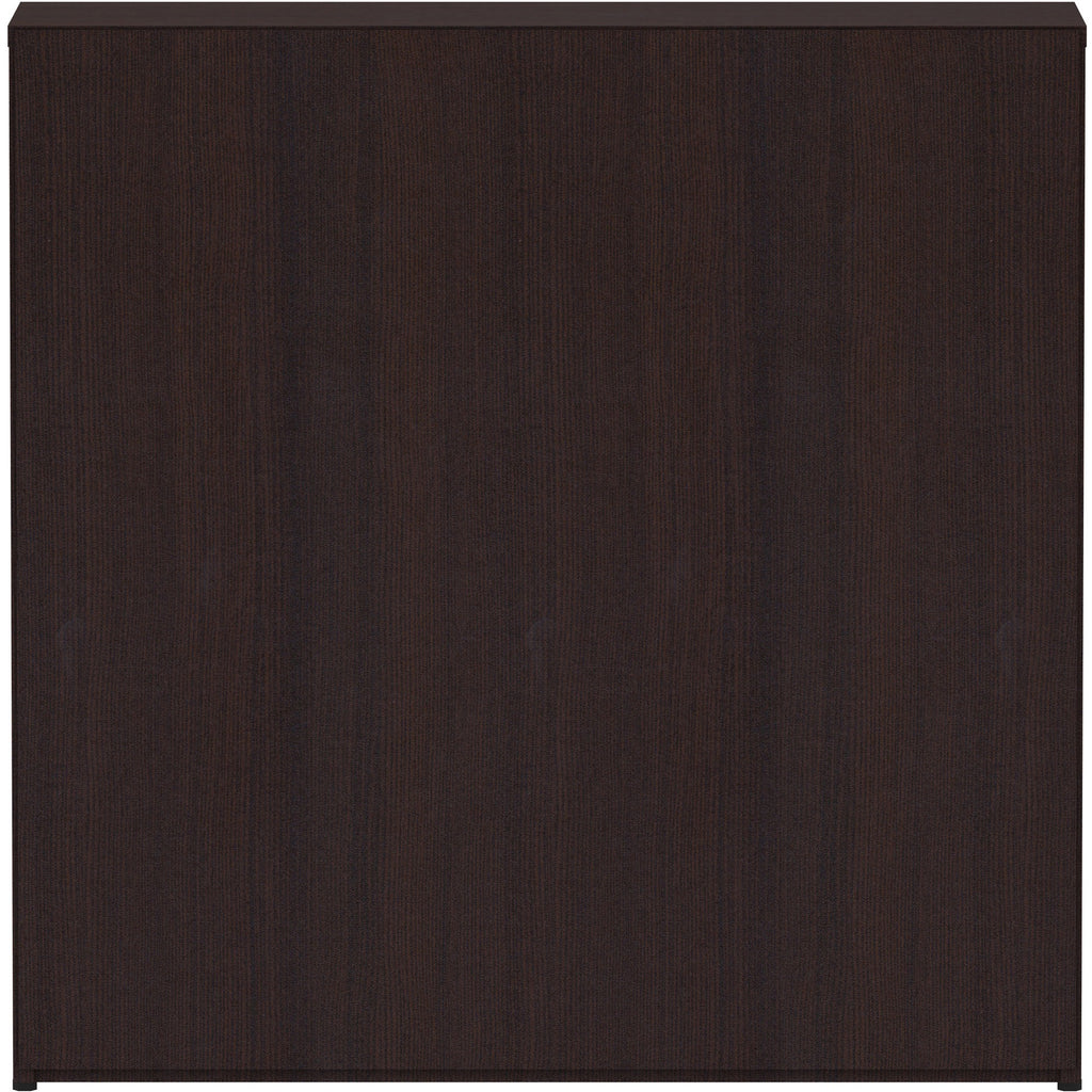 lorell-laminate-bookcase-36-x-12-x-36-3-x-shelfves-laminated-sturdy-contemporary-style-square-edge-adjustable-shelf-espresso-medium-density-fiberboard-mdf-laminate-assembly-required_llr18276 - 3