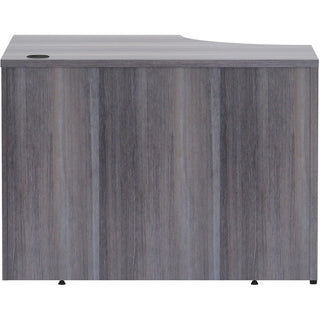 Lorell Essentials Series Corner Desk - 42" x 24"29.5" Desk, 1" Top - Finish: Weathered Charcoal Laminate