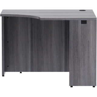 Lorell Essentials Series Corner Desk - 42" x 24"29.5" Desk, 1" Top - Finish: Weathered Charcoal Laminate