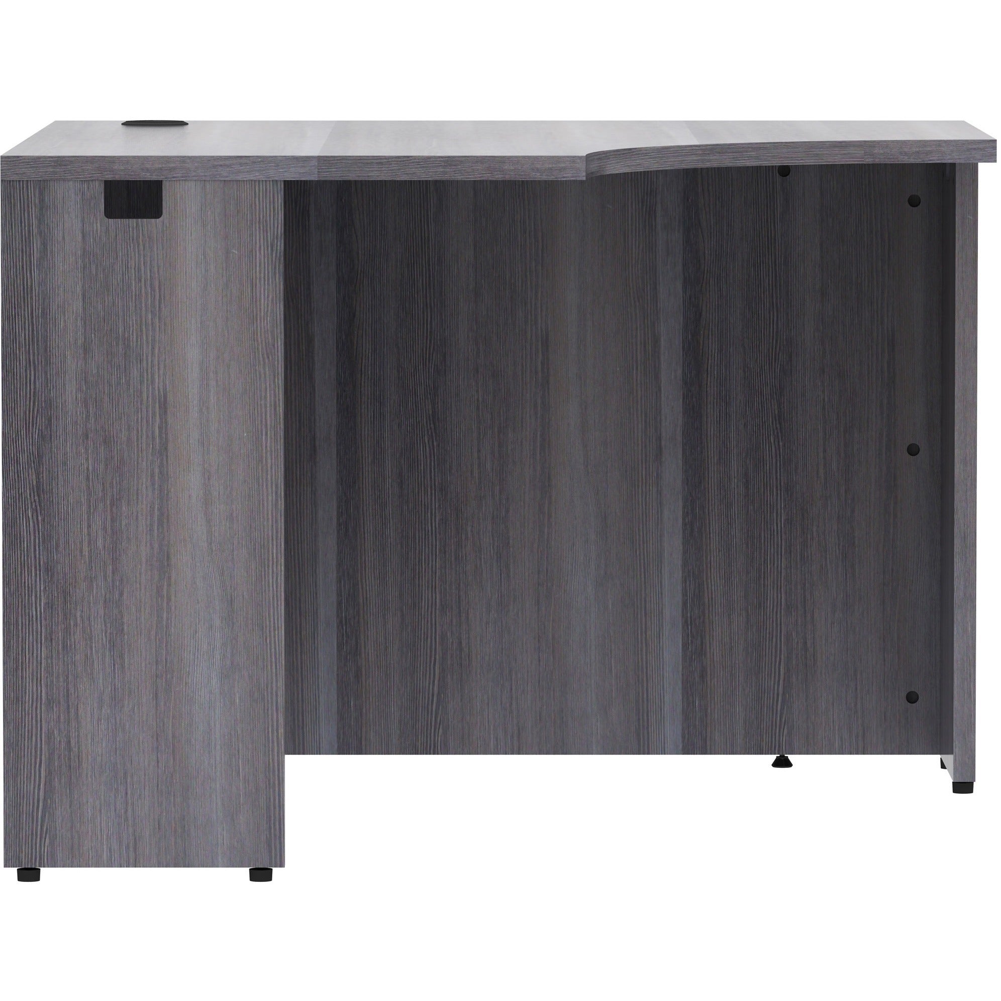 lorell-essentials-series-corner-desk-42-x-24295-desk-1-top-finish-weathered-charcoal-laminate_llr69592 - 2
