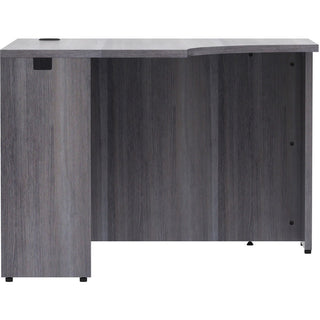 Lorell Essentials Series Corner Desk - 42" x 24"29.5" Desk, 1" Top - Finish: Weathered Charcoal Laminate