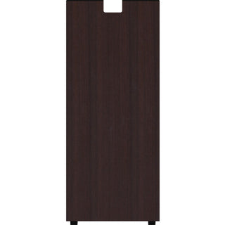 Lorell Essentials Series Credenza Half Leg - 12" x 1"28.5" - Finish: Espresso Laminate