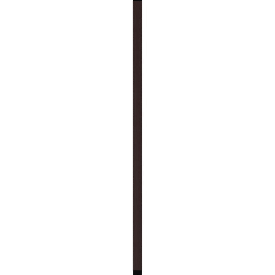 Lorell Essentials Series Credenza Half Leg - 12" x 1"28.5" - Finish: Espresso Laminate