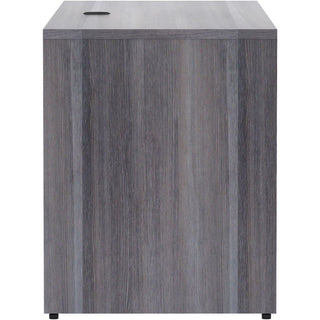 Lorell Essentials Series Credenza Shell - 66" x 24"29.5" Credenza Shell, 1" Top - Finish: Weathered Charcoal Laminate, Silver Brush