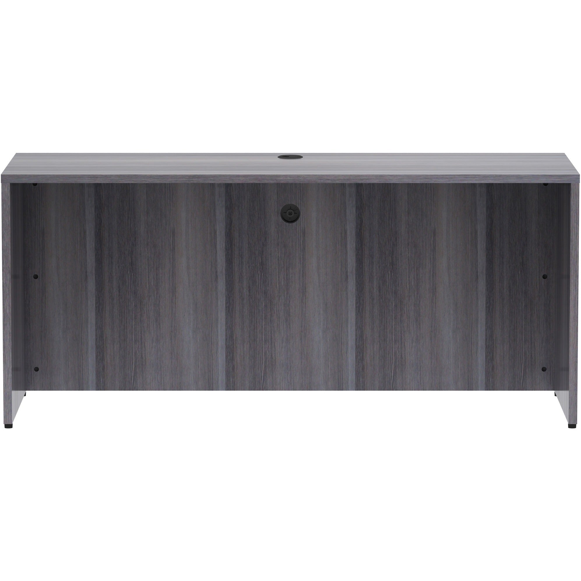 lorell-essentials-series-credenza-shell-66-x-24295-credenza-shell-1-top-finish-weathered-charcoal-laminate-silver-brush_llr69596 - 2