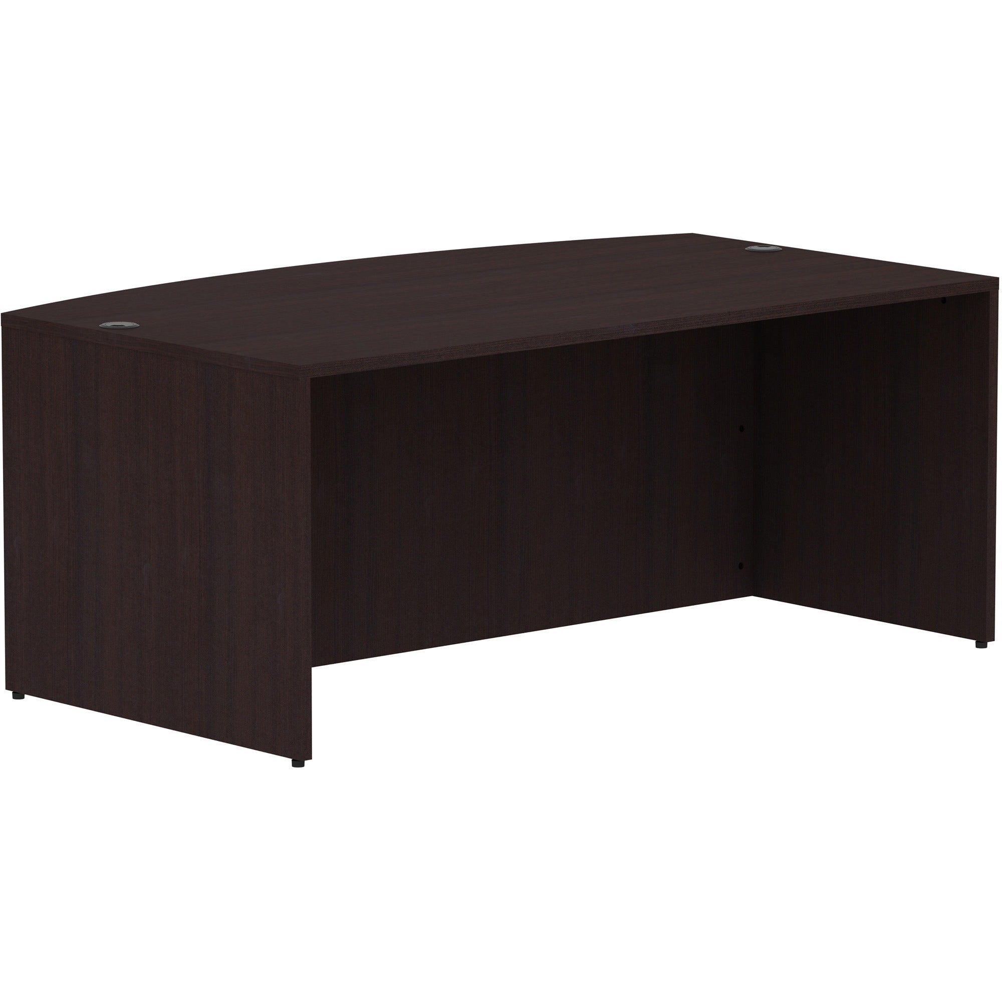 lorell-essentials-series-bowfront-desk-shell-72-x-414295-desk-shell-1-top-bow-front-edge-finish-espresso-laminate_llr18260 - 1
