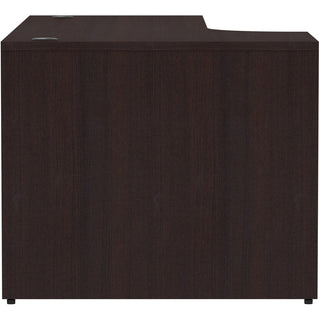 Lorell Essentials Series Left Corner Credenza - 72" x 36" x 24"29.5" Credenza, 1" Top - Finish: Espresso Laminate